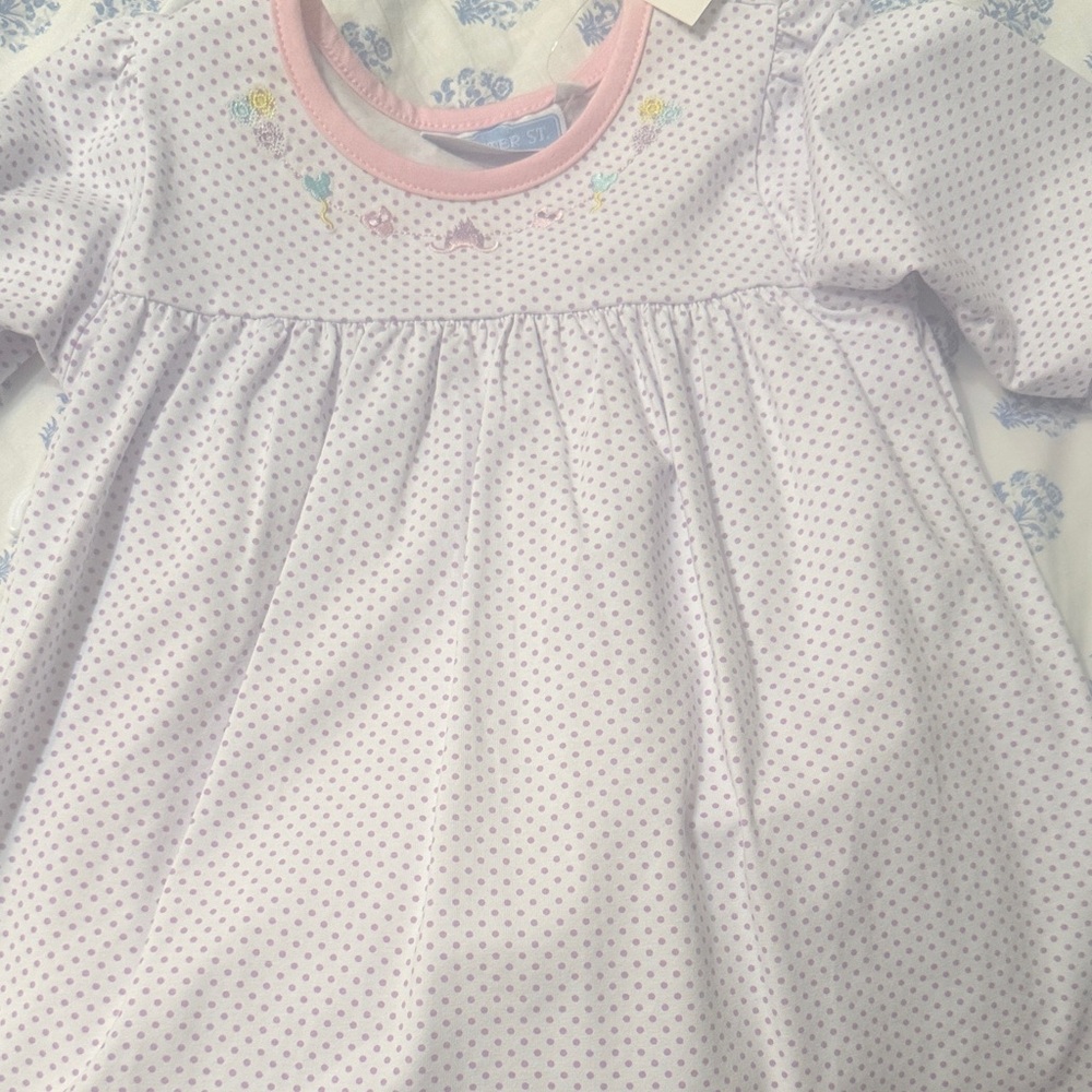 NWT Trotter Street Pink and White Kids Disney short/bloomer set